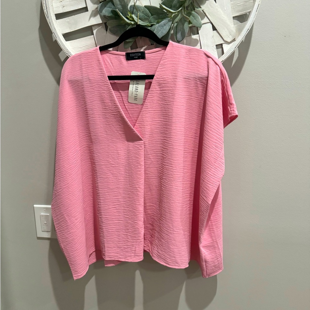 NWT- Eighteen Muse V Neck Blousee